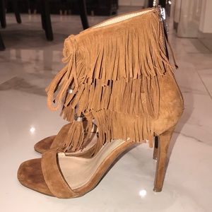 Fringe suede Steve Madden heels